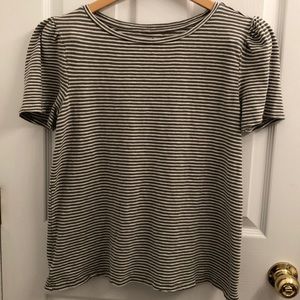 LOFT Puff Sleeve Sweater Tee